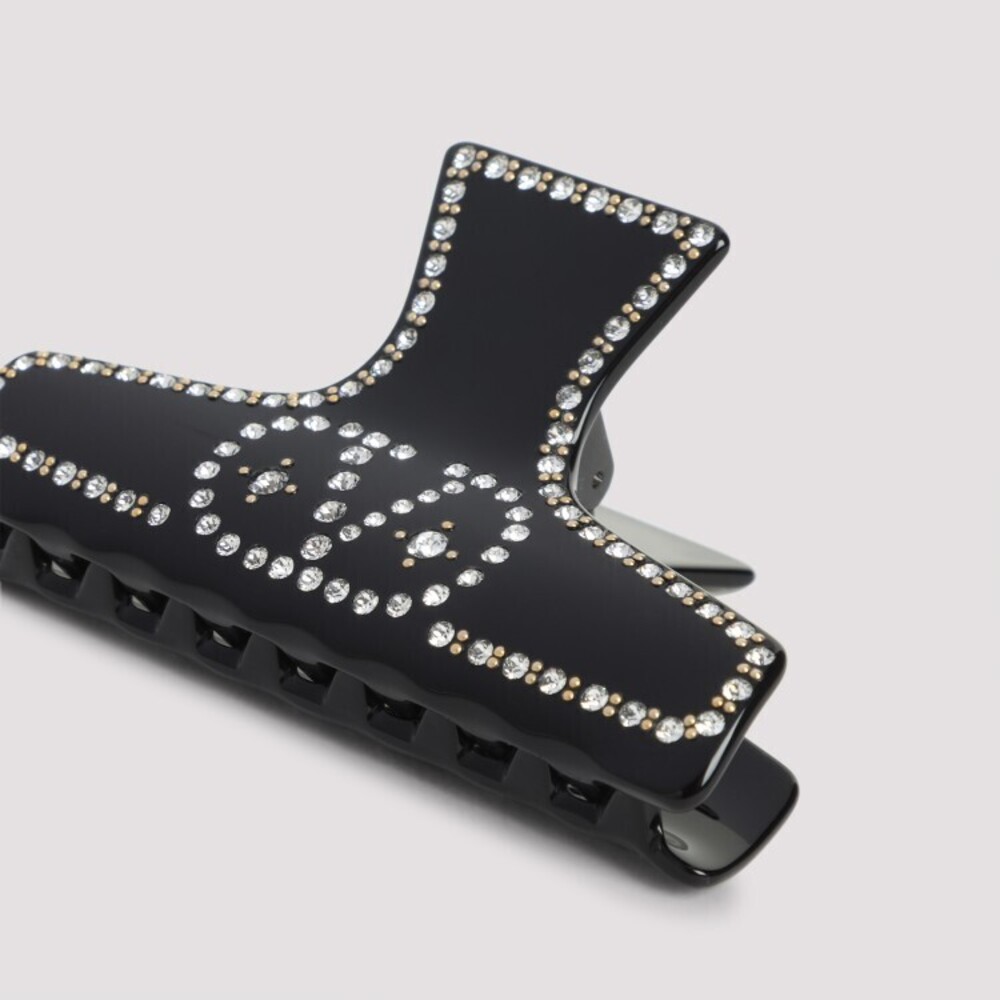 Valentino Garavani Rhinestone-Accent Hair Clip With Sturdy Design - NWT - Picture 3 of 3